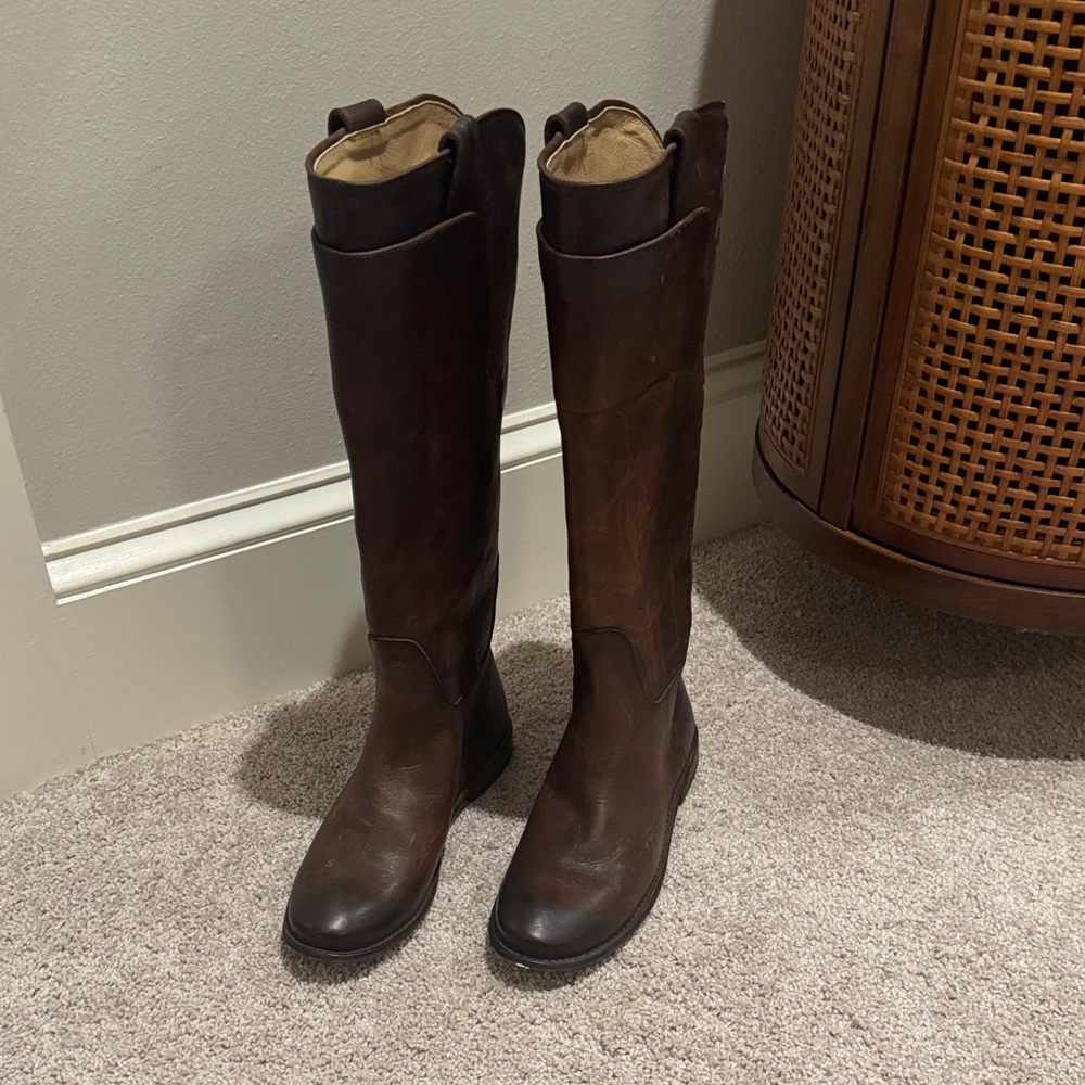 Frye Brown Riding Boots